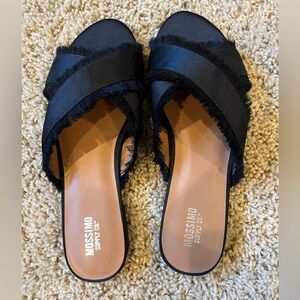 Mossimo Supply Co. Fringe Slide Sandals